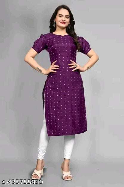 PURPLE KURTI FOR WOMEN 2026 COLLECTION