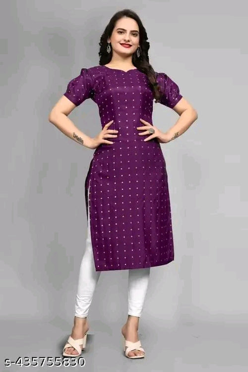 PURPLE KURTI FOR WOMEN 2026 COLLECTION
