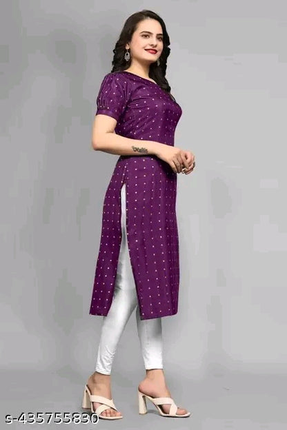 PURPLE KURTI FOR WOMEN 2026 COLLECTION
