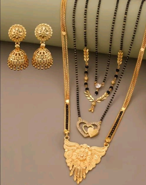 Mangalsutra combo deal with gold plated